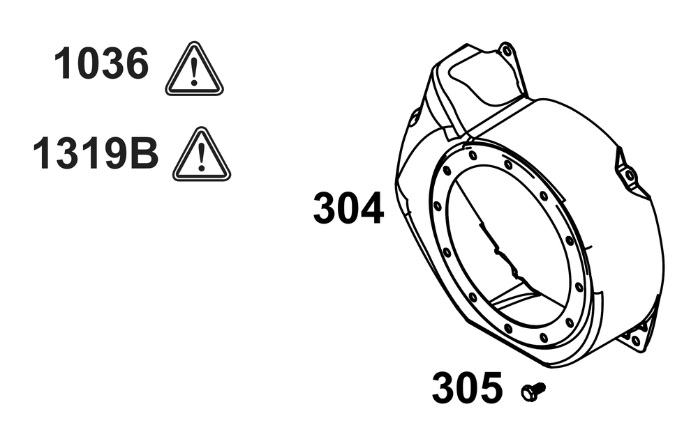 Blower Housing Group Diagram and Parts List for 10U232-0023-J1 100000 - 19Z999 Briggs and Stratton Engine